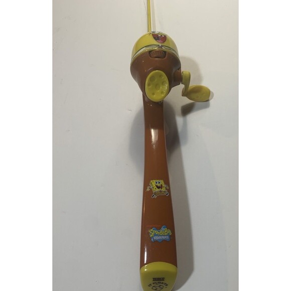 SpongeBob SquarePants Fishing Rod & Reel Zebco 2009 Sheldon J. Plankton Sinker - Picture 7 of 11